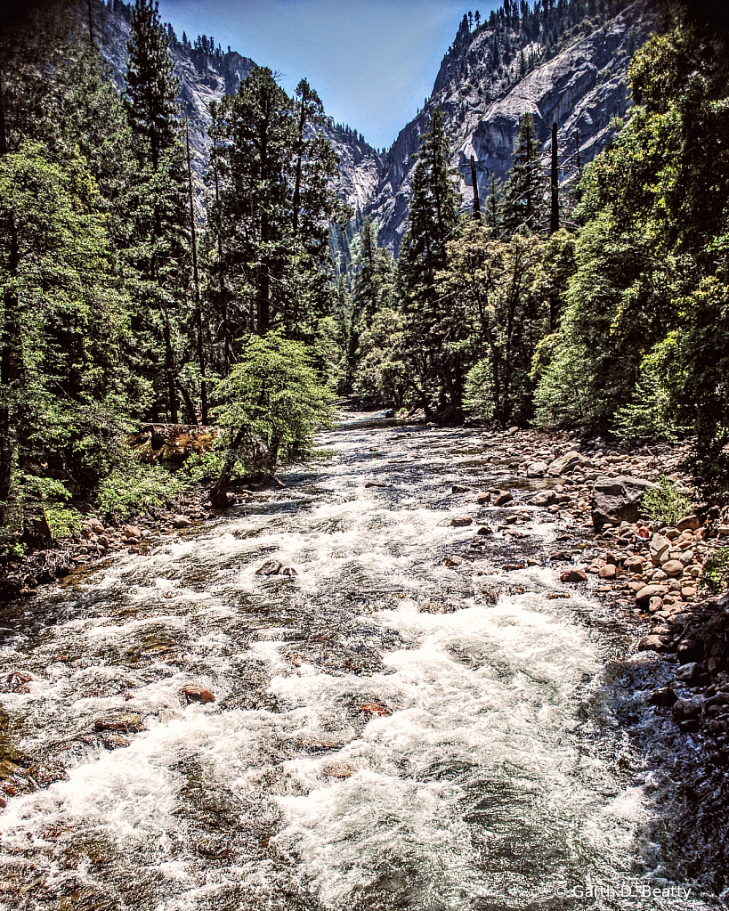 Merced River in Yosemite National Park 