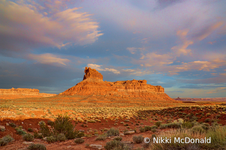 Big Sky in Valley of the Gods