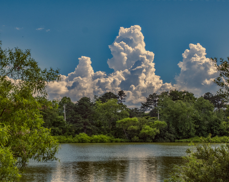 Clouds Over The Lake