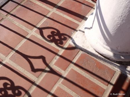 Railing shadow, Santa Barbara