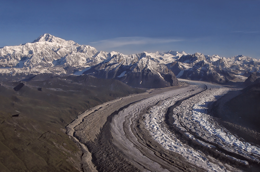 Denali and Ruth Glacier   