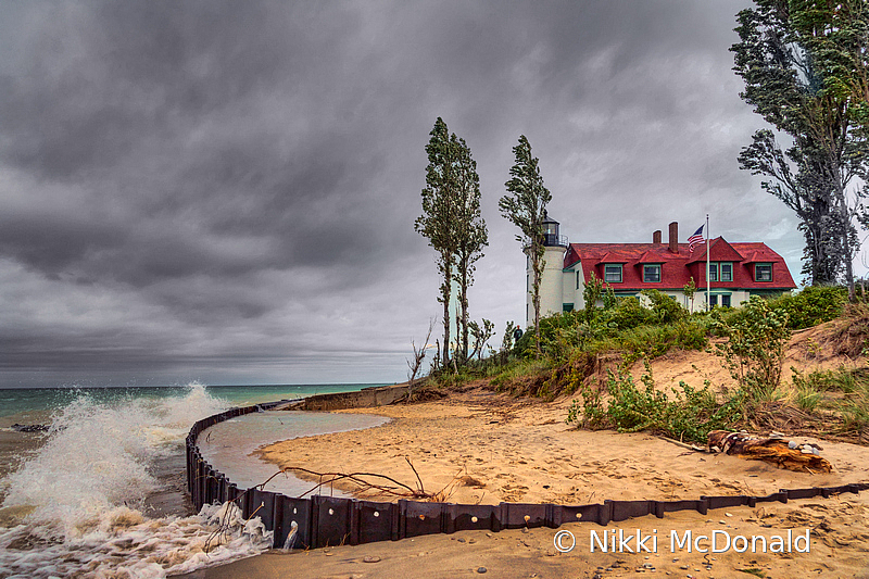 Stormy Day at Point Betsie