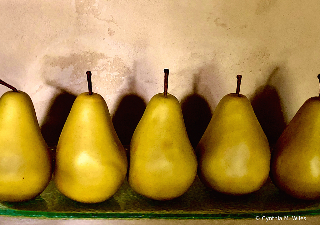 Pear Shadows - ID: 15833464 © Cynthia M. Wiles