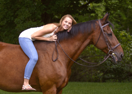 girl & her horse