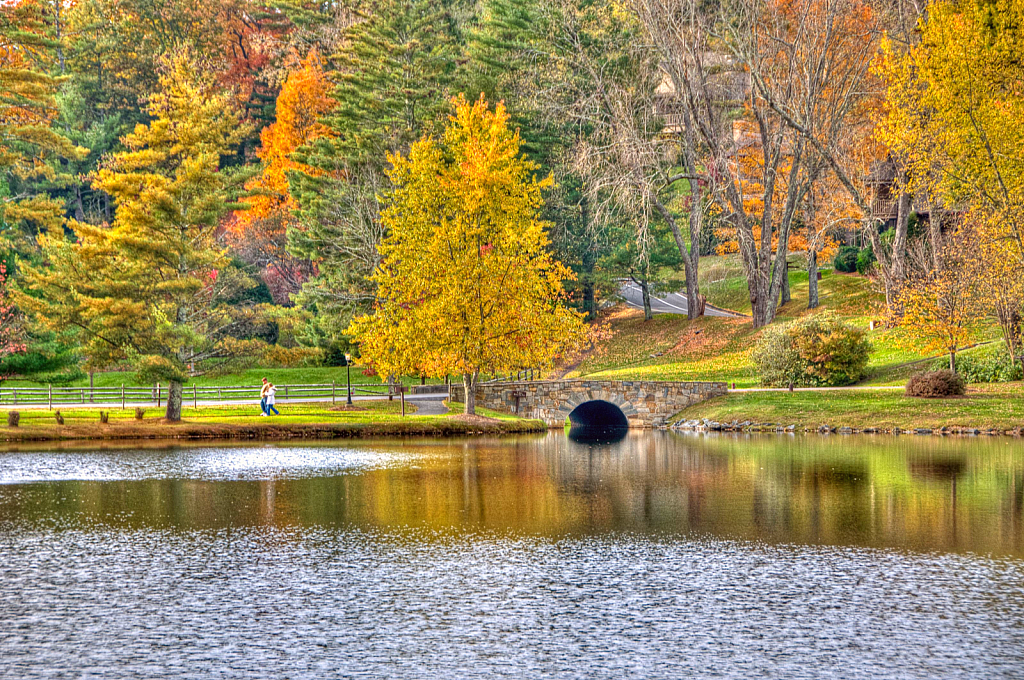 lakeside stroll