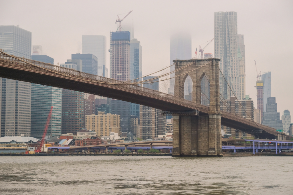 Low clouds over Manhattan