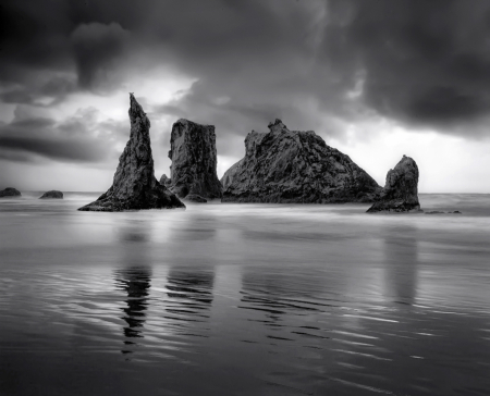 Oregon Coast at Low Tide