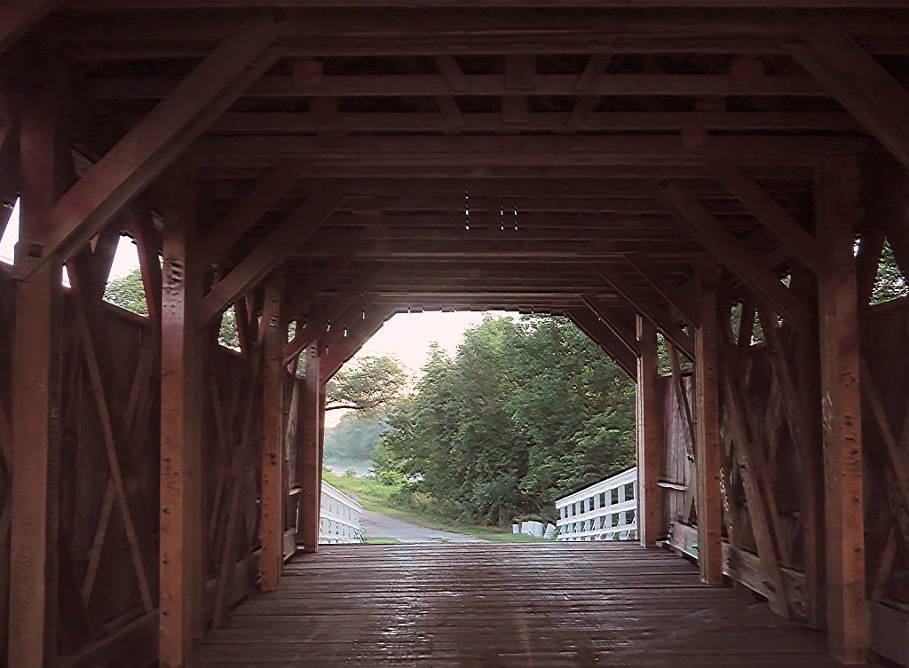 Inside The Covered Bridge