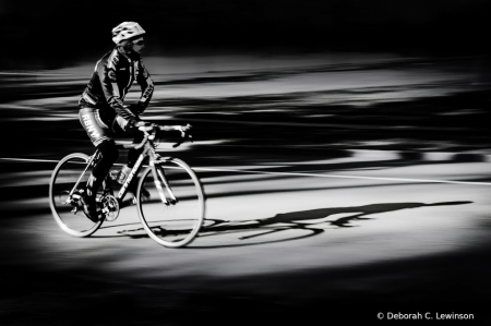 Biker with Shadow