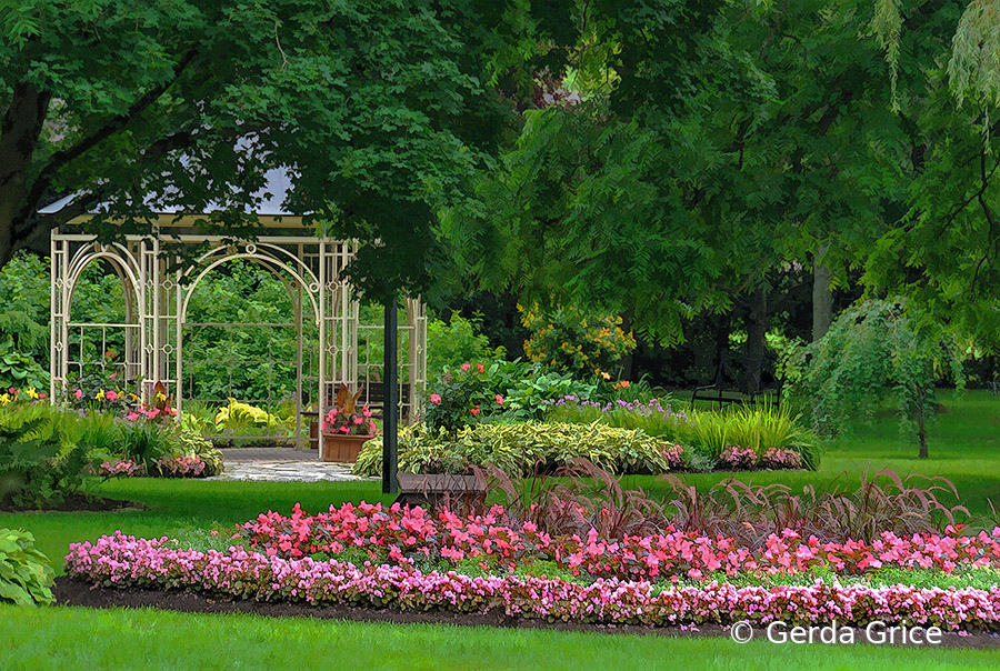 Gazebo in the Garden, Stratford, ON, Canada