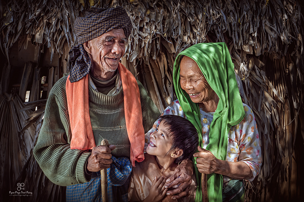 The smile of family