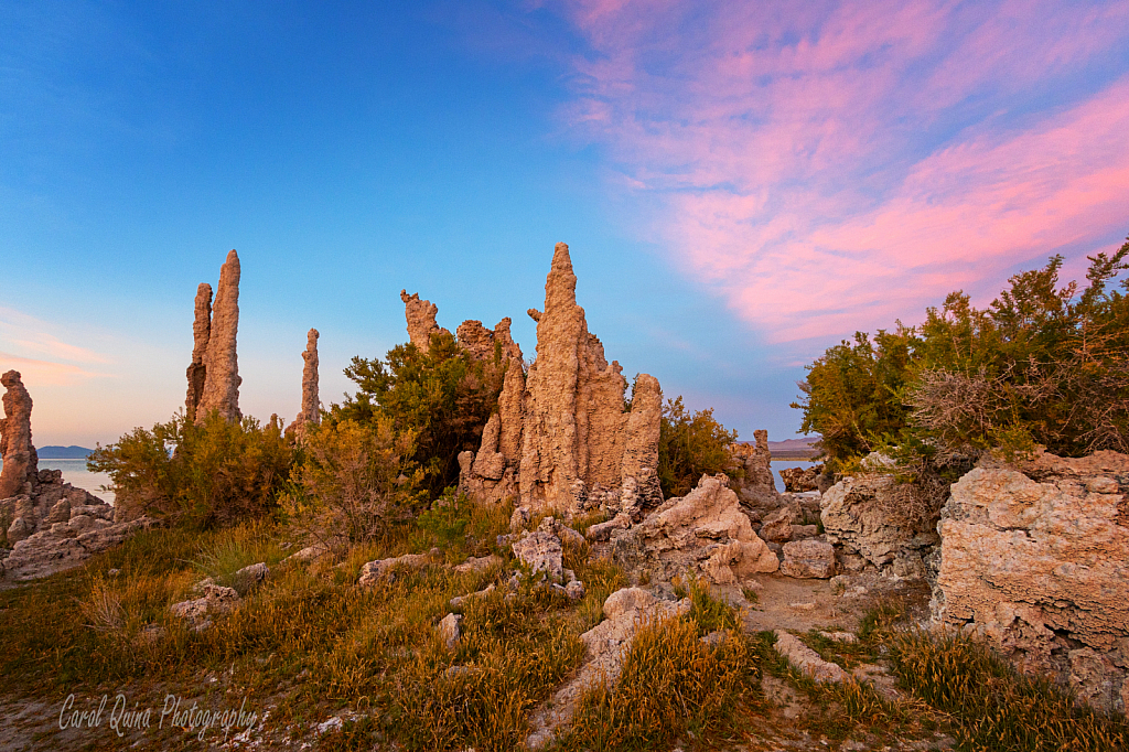 Sunset Glow on the Tufa