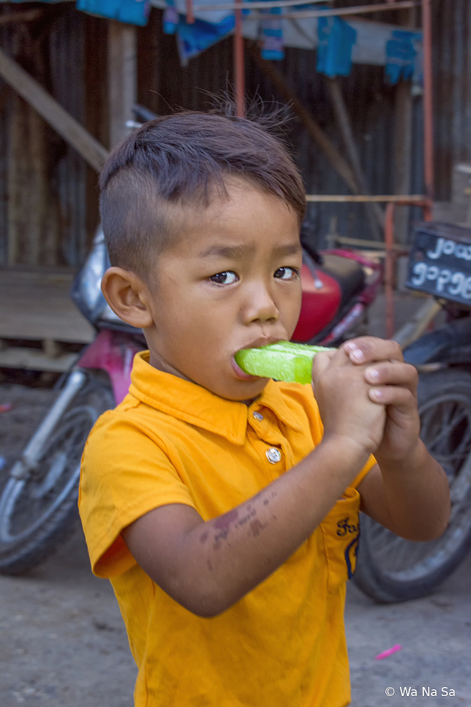 Joy with food