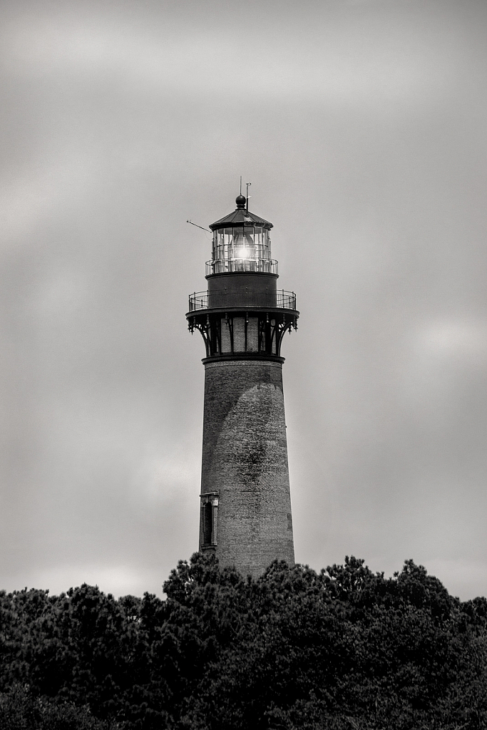 Currituck Lighthouse in Black and White - ID: 15849187 © Don Johnson