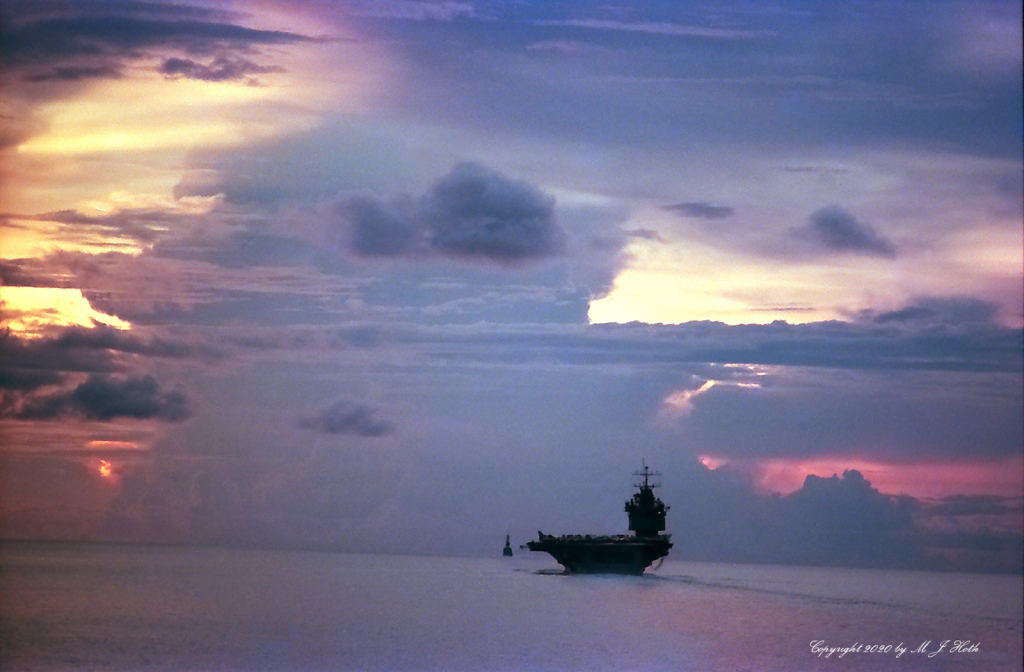 USS Enterprise South Pacific