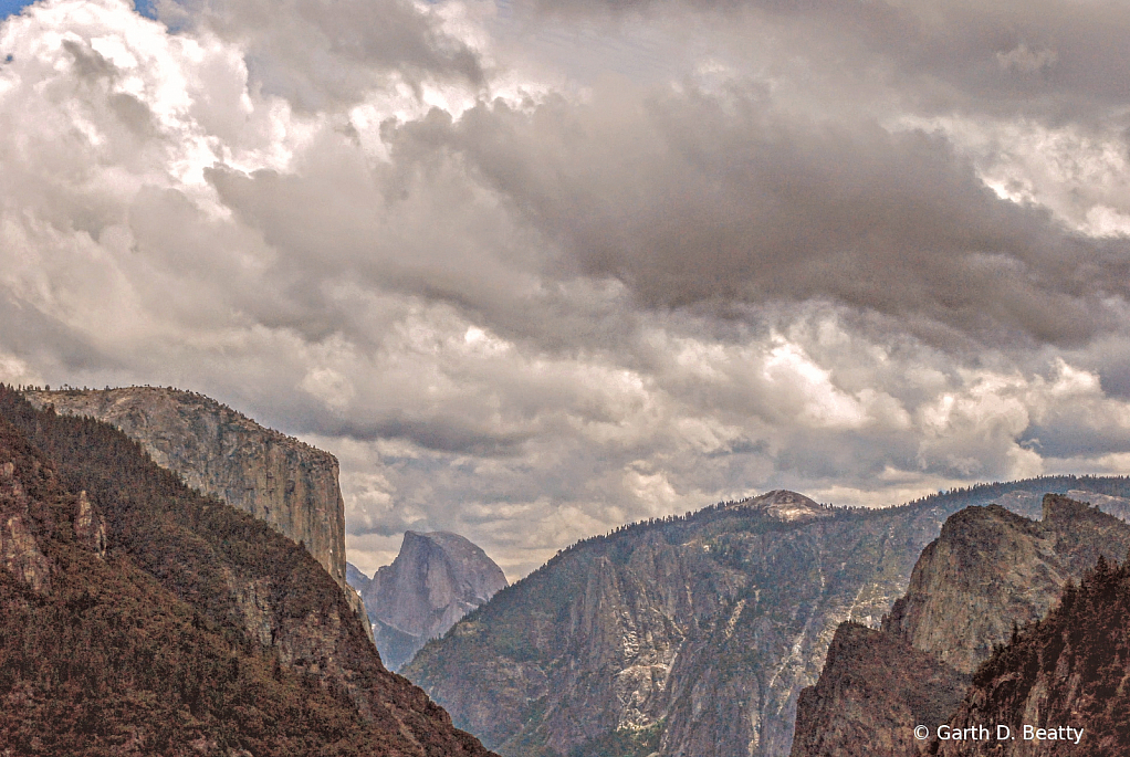 Storm Clouds over Yosemite Valley