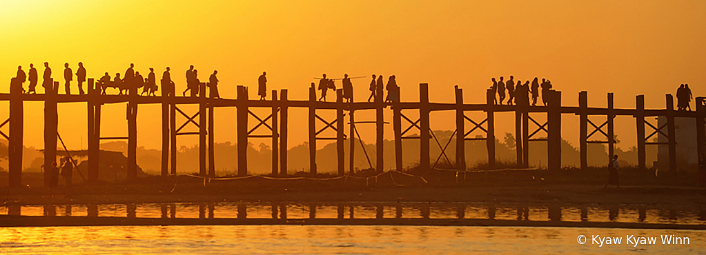 The Bridge called U Bain - ID: 15851147 © Kyaw Kyaw Winn