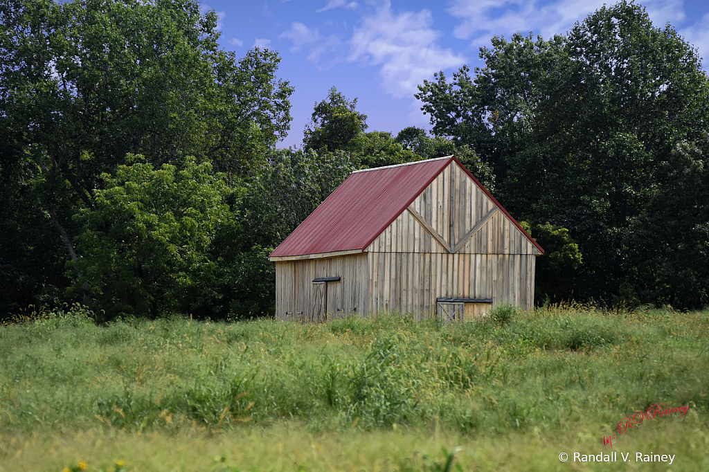 Newer style farm barn . . . 