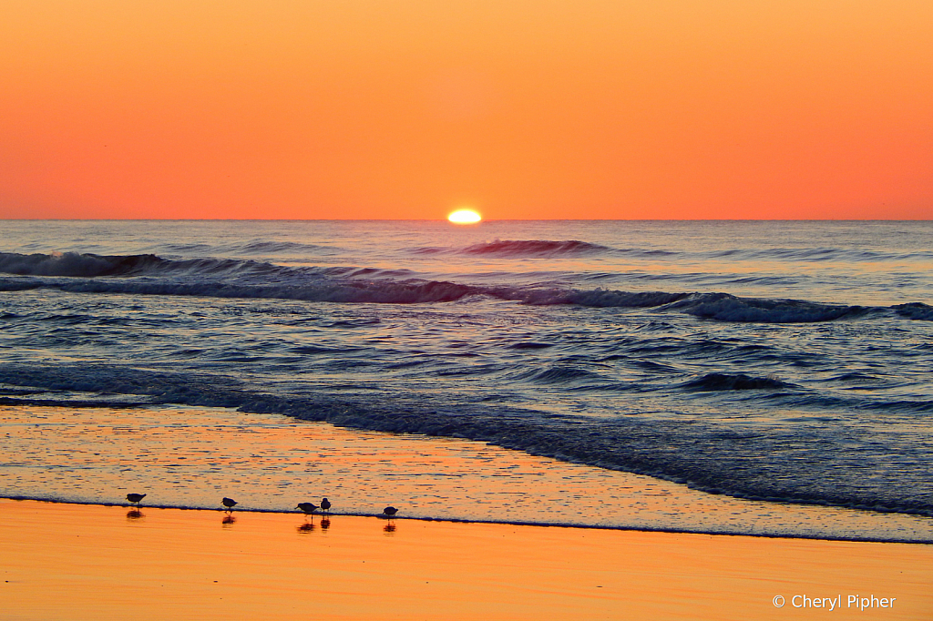 Sunrise over the Atlantic 