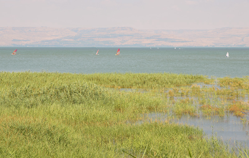 Windsurfing on the Sea of Galilee