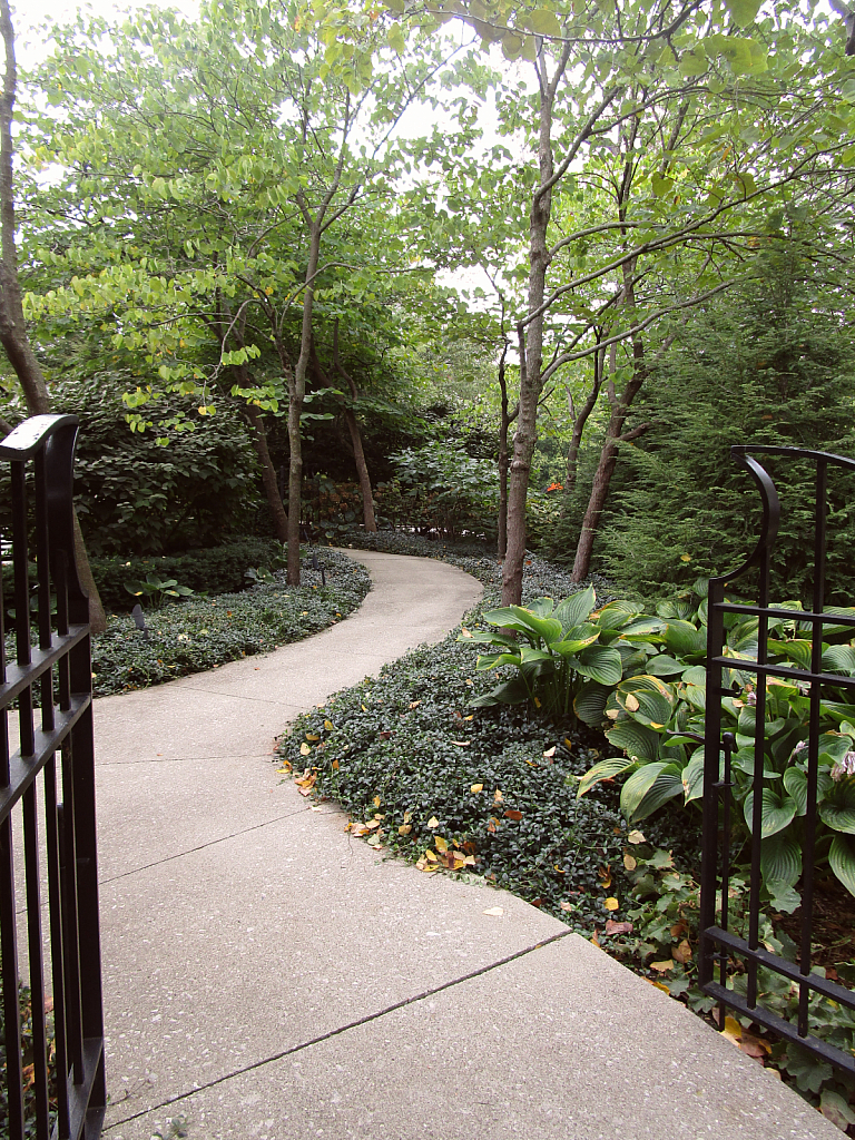 Gate to nature pathway