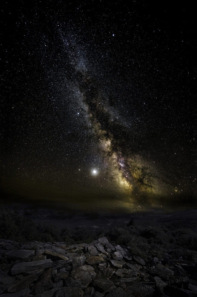 Milky Way at Sprice Knob, West Virginia