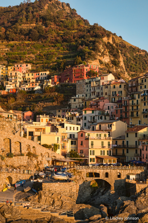 Golden Light on Manarola