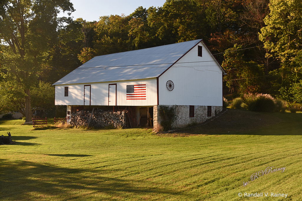 An all American Barn . . .