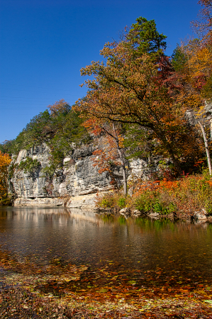 Buffalo River in Autumn in Arkansas