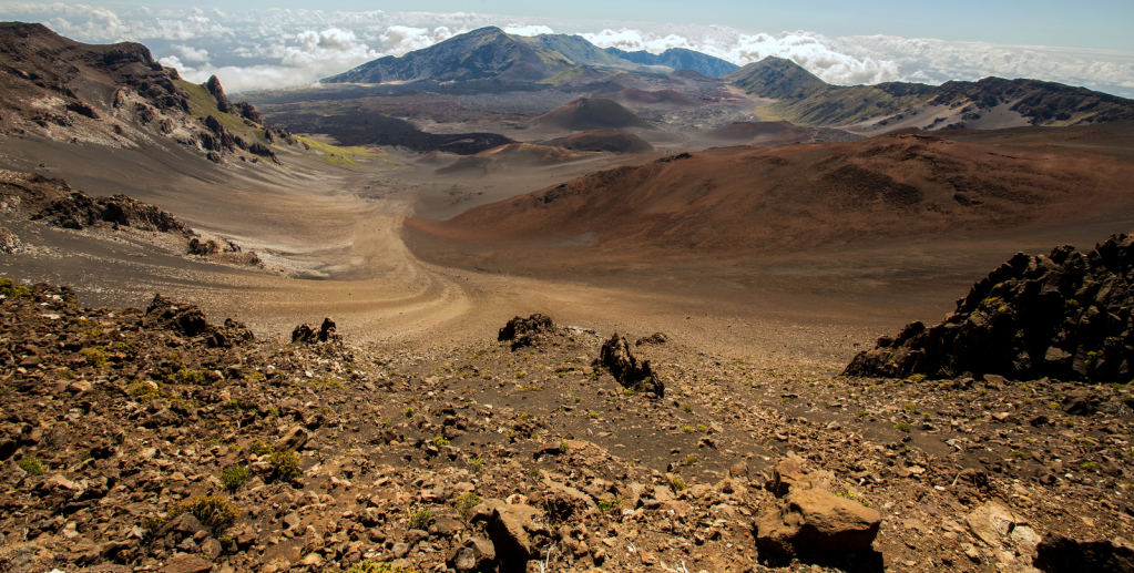 Into the Crater