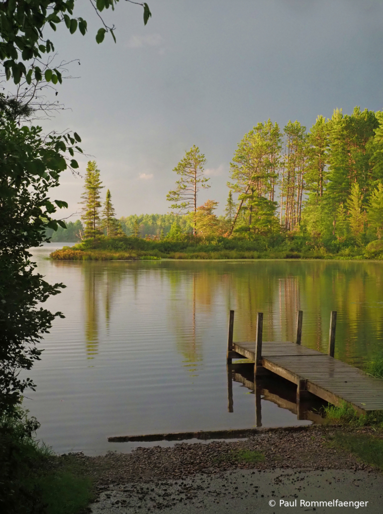 Northern Lake Before the Storm