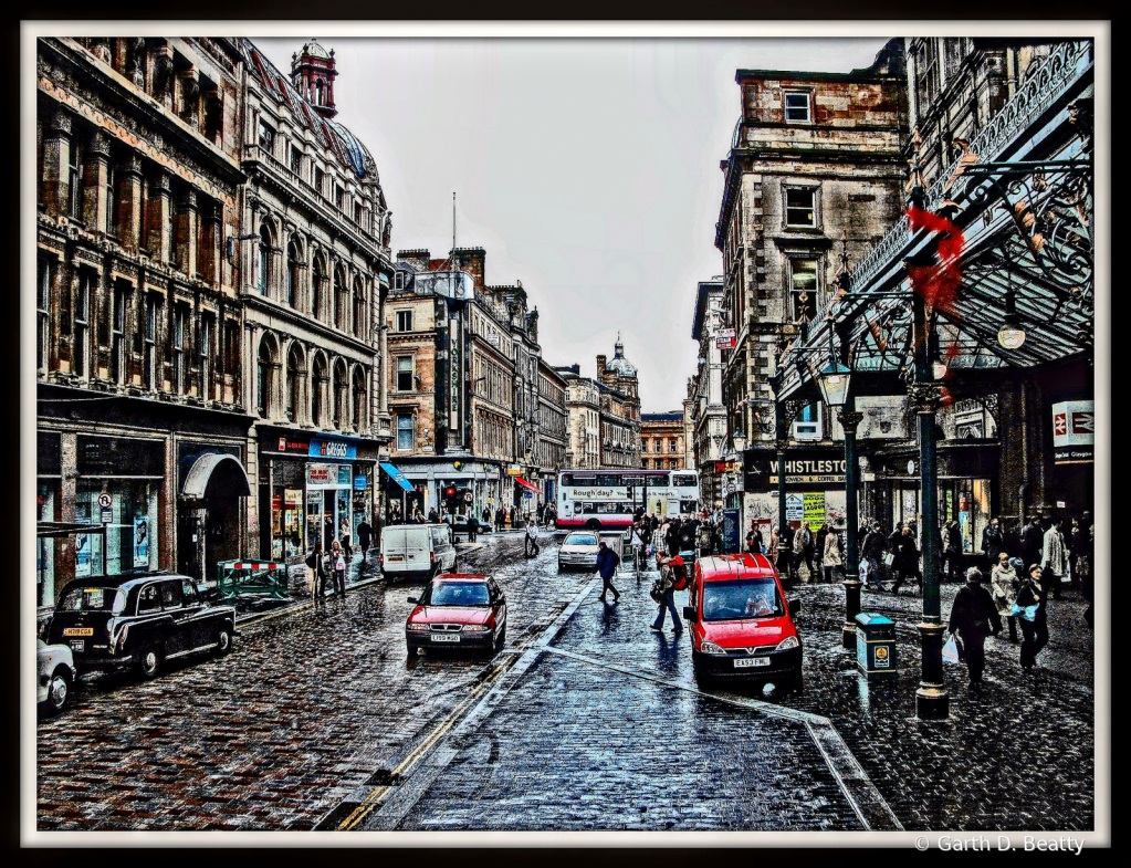 Down Town Glasgow, Scotland 