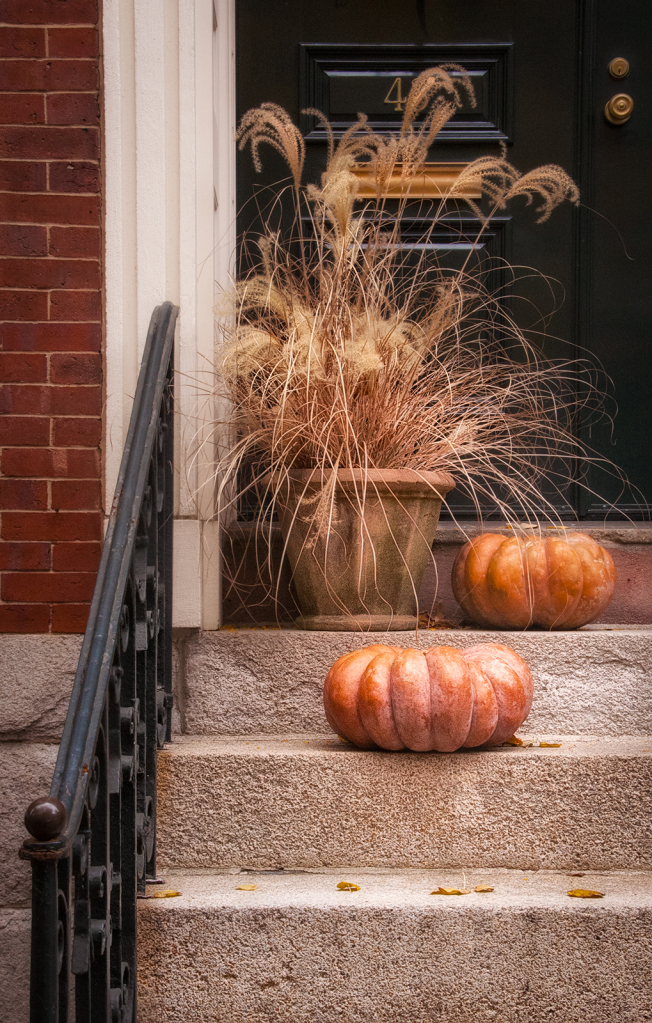 Pumpkins on the Steps