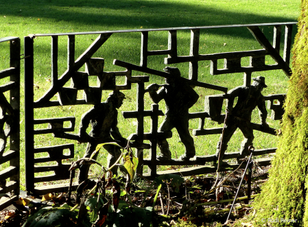 Old park gate