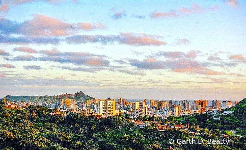  Honolulu From Pacific Heights 