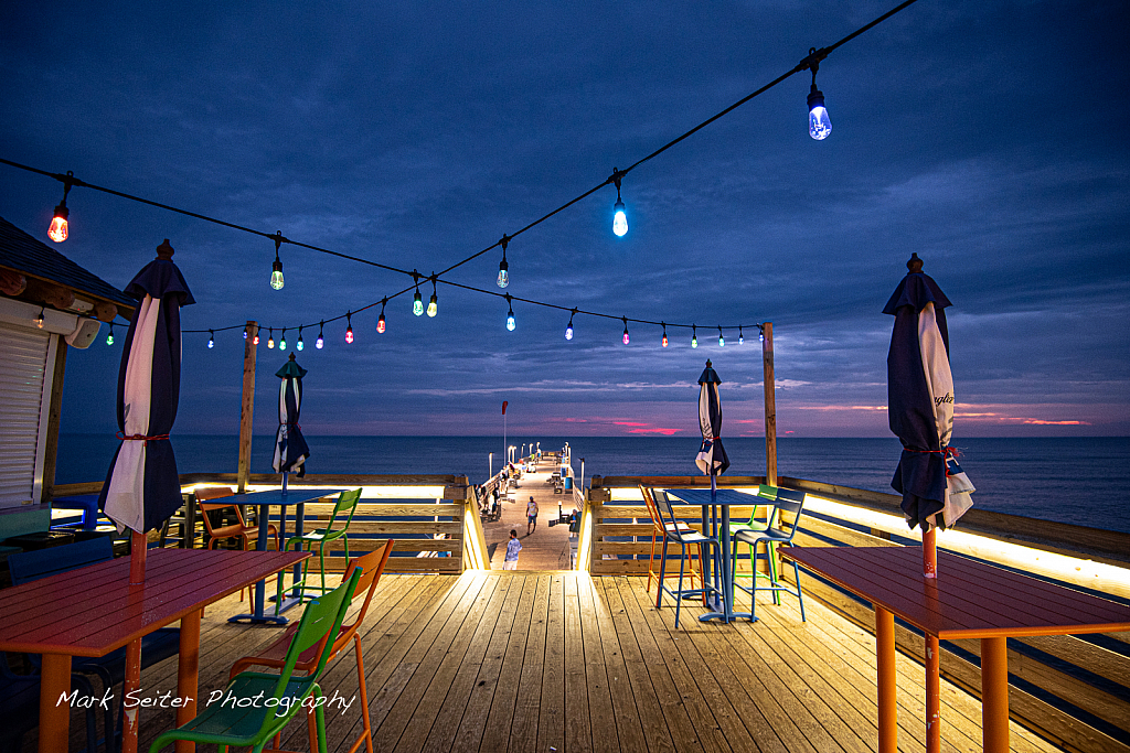 early risers at the pier