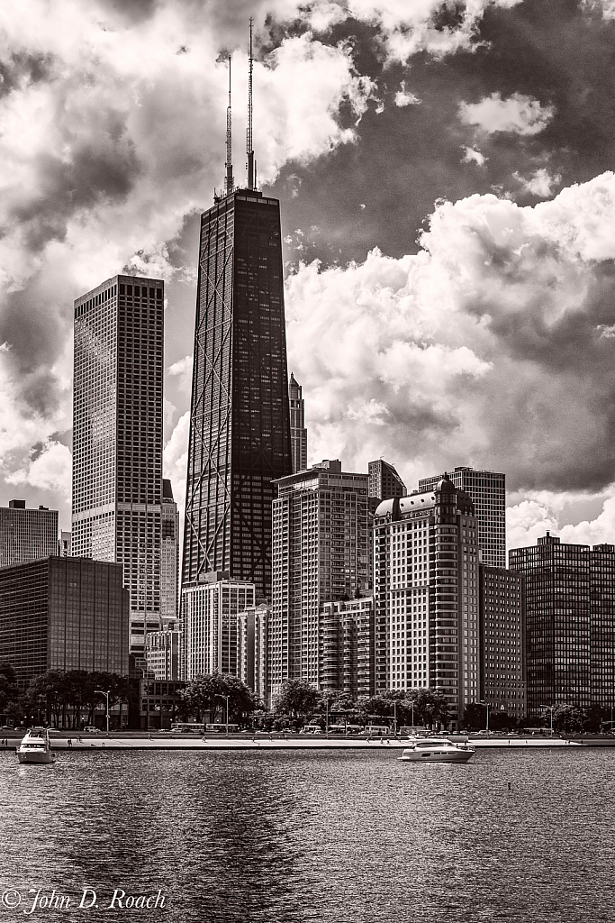 John Hancock Building and other Skyscrapers - ID: 15865619 © John D. Roach