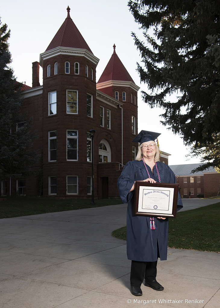 With frame standing Old Main - ID: 15866103 © Margaret Whittaker Reniker