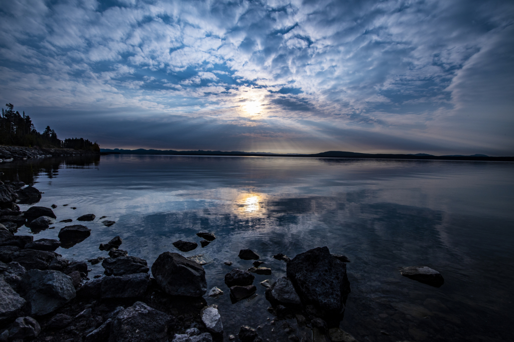 Yellowstone Lake at Daybreak