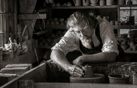 Potter at Work