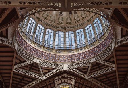 Market Hall Ceiling in Barcelona