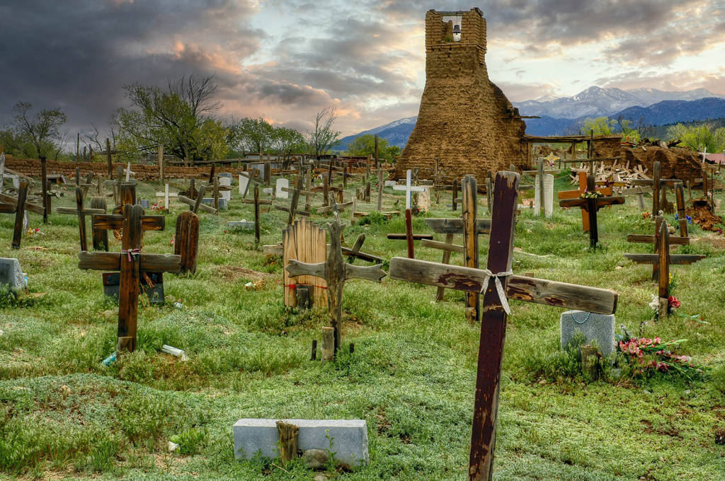 Cemetery At Isleta Pueblo