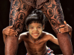 Boy smile between...