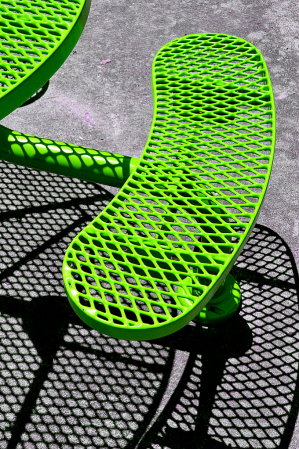 Neon Green Bench
