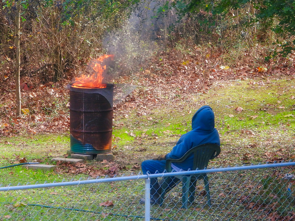 Burning Trash - ID: 15871106 © Janet Criswell