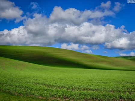 Clouds over the hills