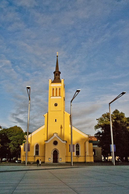 Estonia Yellow Church