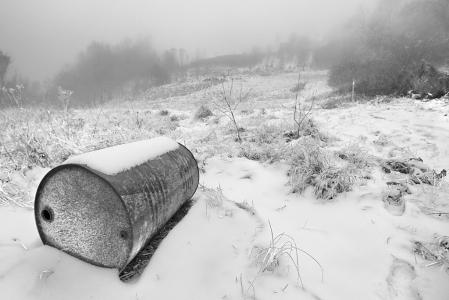 Barrel in White