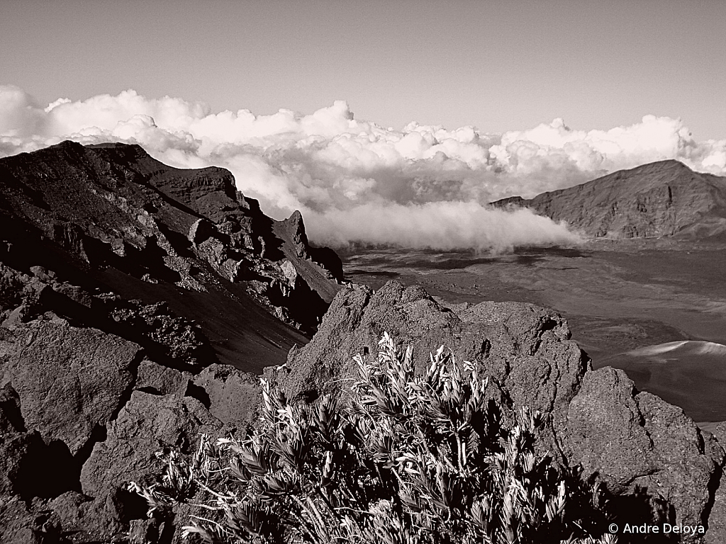 Clouds Rolling into Haleakala Crater
