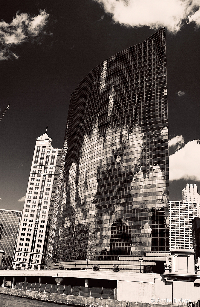 Clouds on Chicago Canvas 